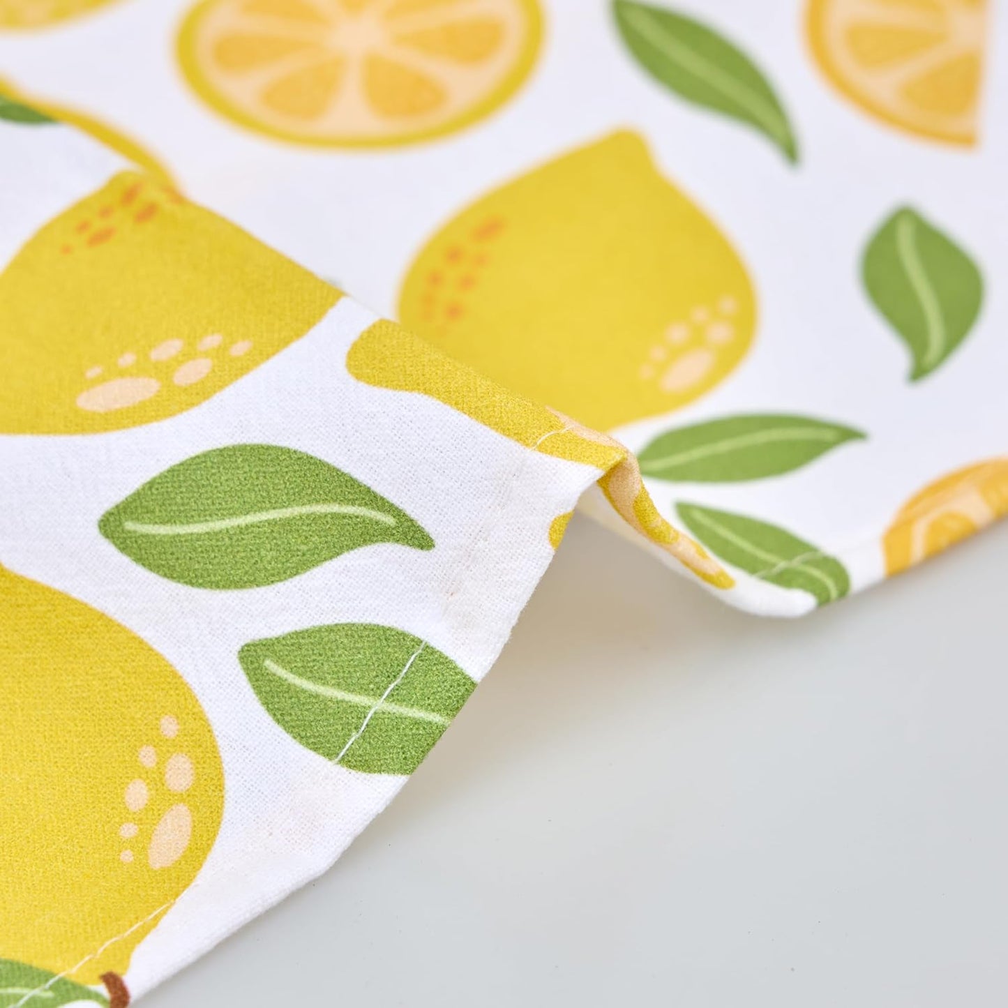 Lemon Grove Tea Towels for Kitchen – 100% Cotton, Reusable, Highly Absorbent & Durable Kitchen Dish Towels Set | Cute & Decorative Kitchen Towels | 16" x 26" (Set of 2)