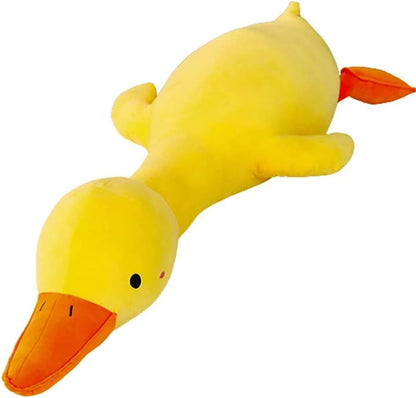 Duck Plush Pillow Stuffed Animal Toy, Cute Giant Goose Plush Duck Stuffed Animal,Super Soft Hugging Pillow for Kids Bedding (Yellow,25.5 in)…