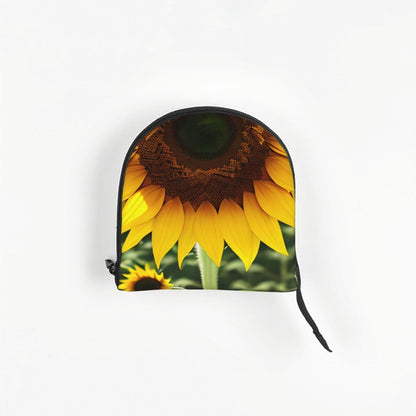 Yellow Sunflower Print Pet Tote Bag,Single Shoulder Carrier, Pet Travel Handbag For Small Dogs & Cats Outings