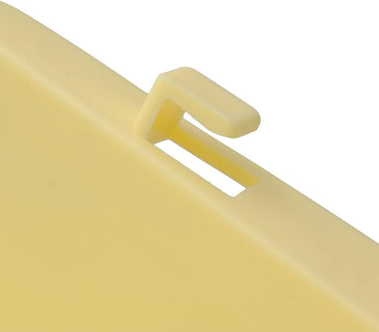 Rabbit Hanging Hay Feeder Rack Guinea Pig Mess-Free Dispenser Hay Bowl Manger Rack Wall-Mounted for Small Pets Rat Chinchilla Ferret Squirrel Cage Accessories (Yellow)