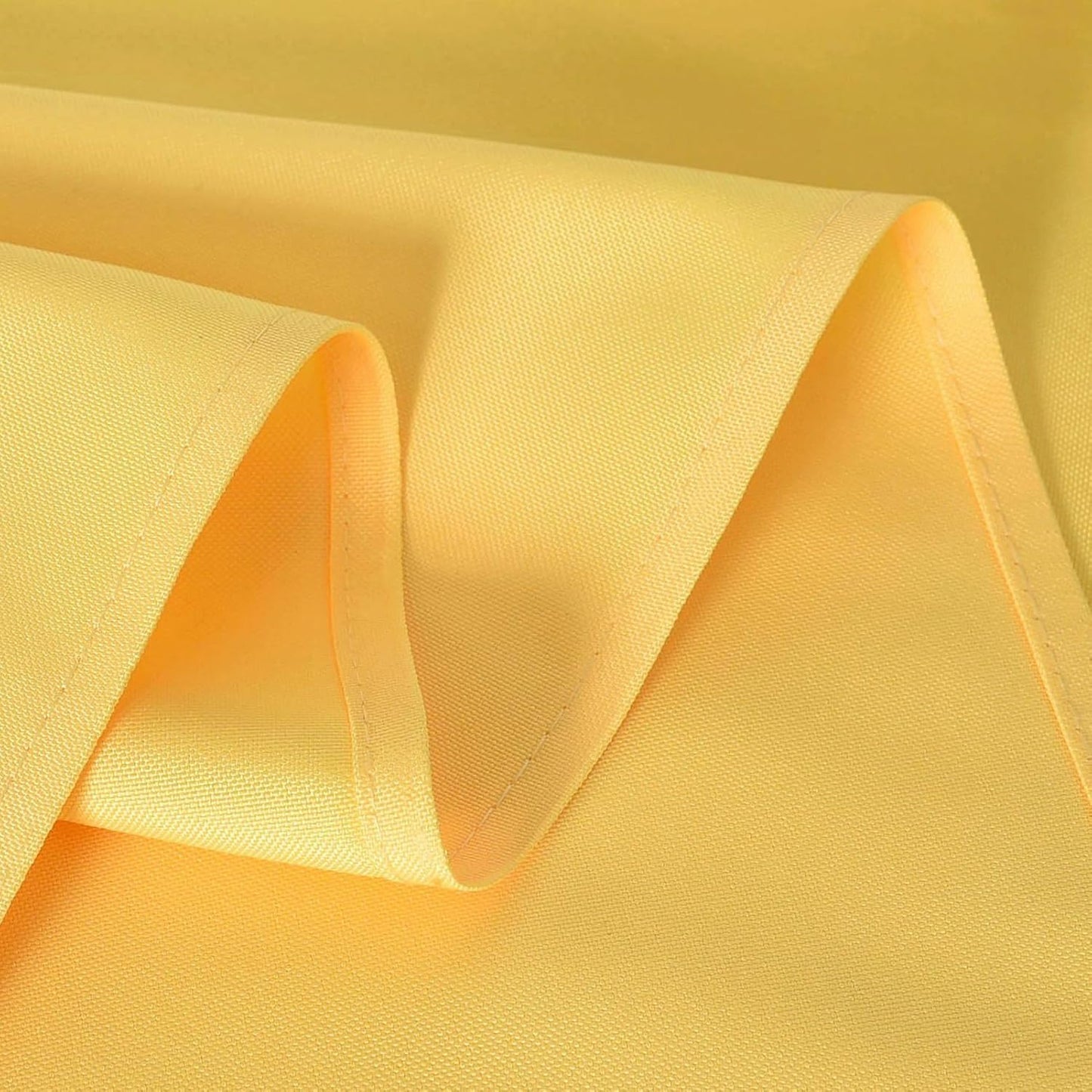 Yellow Cloth Napkins Washable Set of 6-210GSM Heavy-Duty 20x20 Inch Solid Table Napkins Cloth in Bulk, Reusable Napkins with Hemmed Edges for Dinner, Holiday, Wedding, Party & Everyday Use