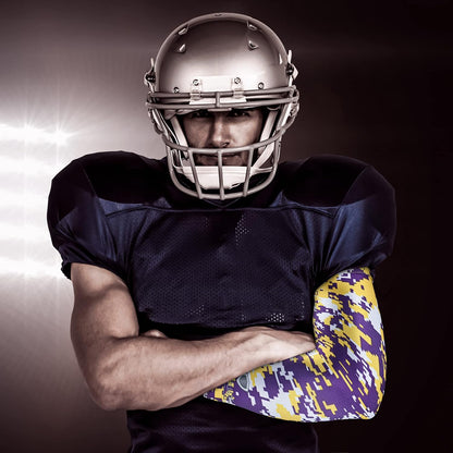 Compression Sports Arm Sleeve Digital Camo Baseball Football Basketball - (One Arm Sleeve)