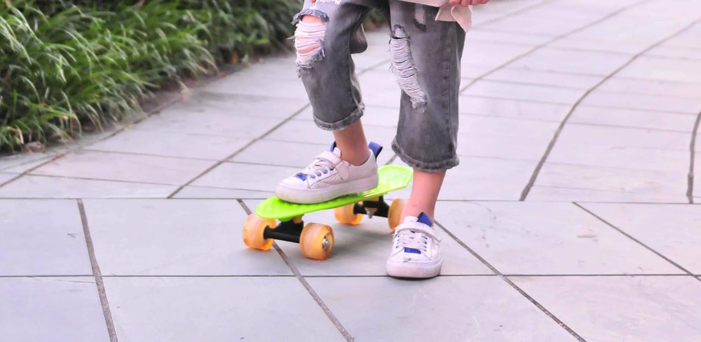 17inchX5inch Completed Skateboard Mini Cruiser Board with High Bounce PU Wheel