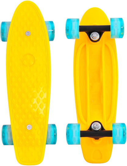 17inchX5inch Completed Skateboard Mini Cruiser Board with High Bounce PU Wheel