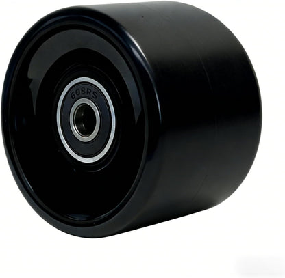 60mm 88A Skateboard Wheels with Bearings, Set of 4 - Durable Wheels for Street Skating, Skate Park Tricks & Cruising, Fits Standard Skateboards