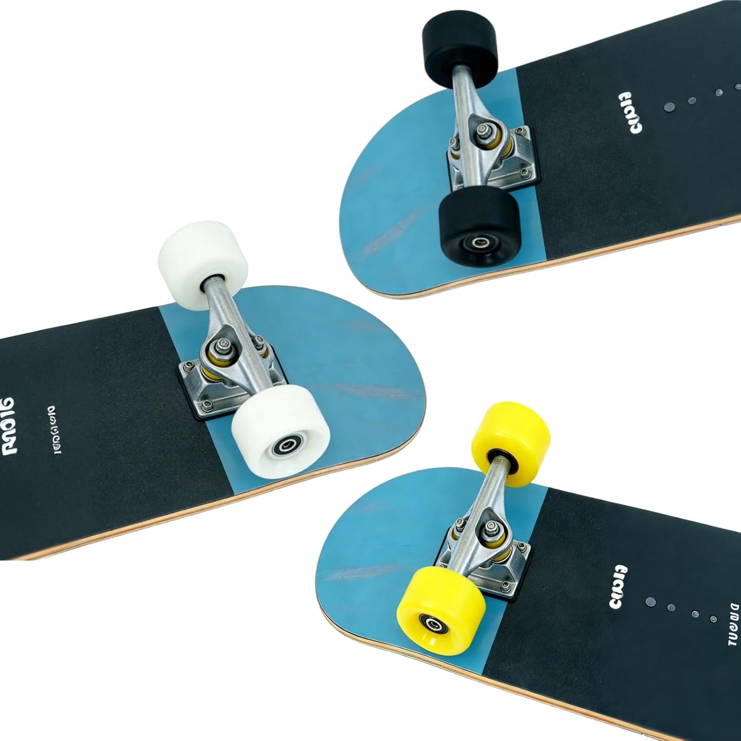 60mm 88A Skateboard Wheels with Bearings, Set of 4 - Durable Wheels for Street Skating, Skate Park Tricks & Cruising, Fits Standard Skateboards