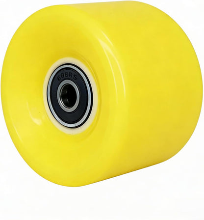 60mm 88A Skateboard Wheels with Bearings, Set of 4 - Durable Wheels for Street Skating, Skate Park Tricks & Cruising, Fits Standard Skateboards