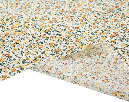 Cotton Fabric DIY Making Supplies Quilting Patchwork Fabric Fat Quarter Bundles DIY for Quilting Cotton Patchwork Cushions (Yellow, 20" x 20")