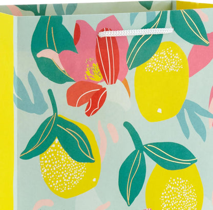 Spring Gift Bags, 8-Pack (Florals, Lemons, Butterflies)