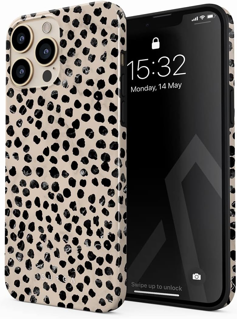 Unisex Phone Case for iPhone 14 Pro Max – Dual-Layer Hybrid Design with Shock-Absorbing TPU & Durable Exterior, Scratch-Resistant Finish and Raised Bezel Edge for Screen Protection & Daily Use