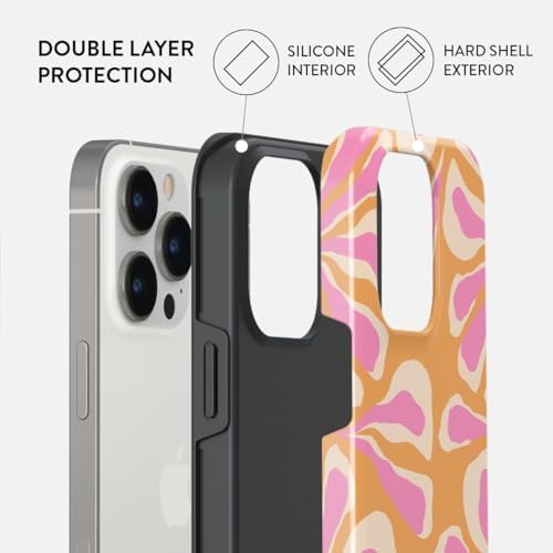 Unisex Phone Case for iPhone 14 Pro Max – Dual-Layer Hybrid Design with Shock-Absorbing TPU & Durable Exterior, Scratch-Resistant Finish and Raised Bezel Edge for Screen Protection & Daily Use