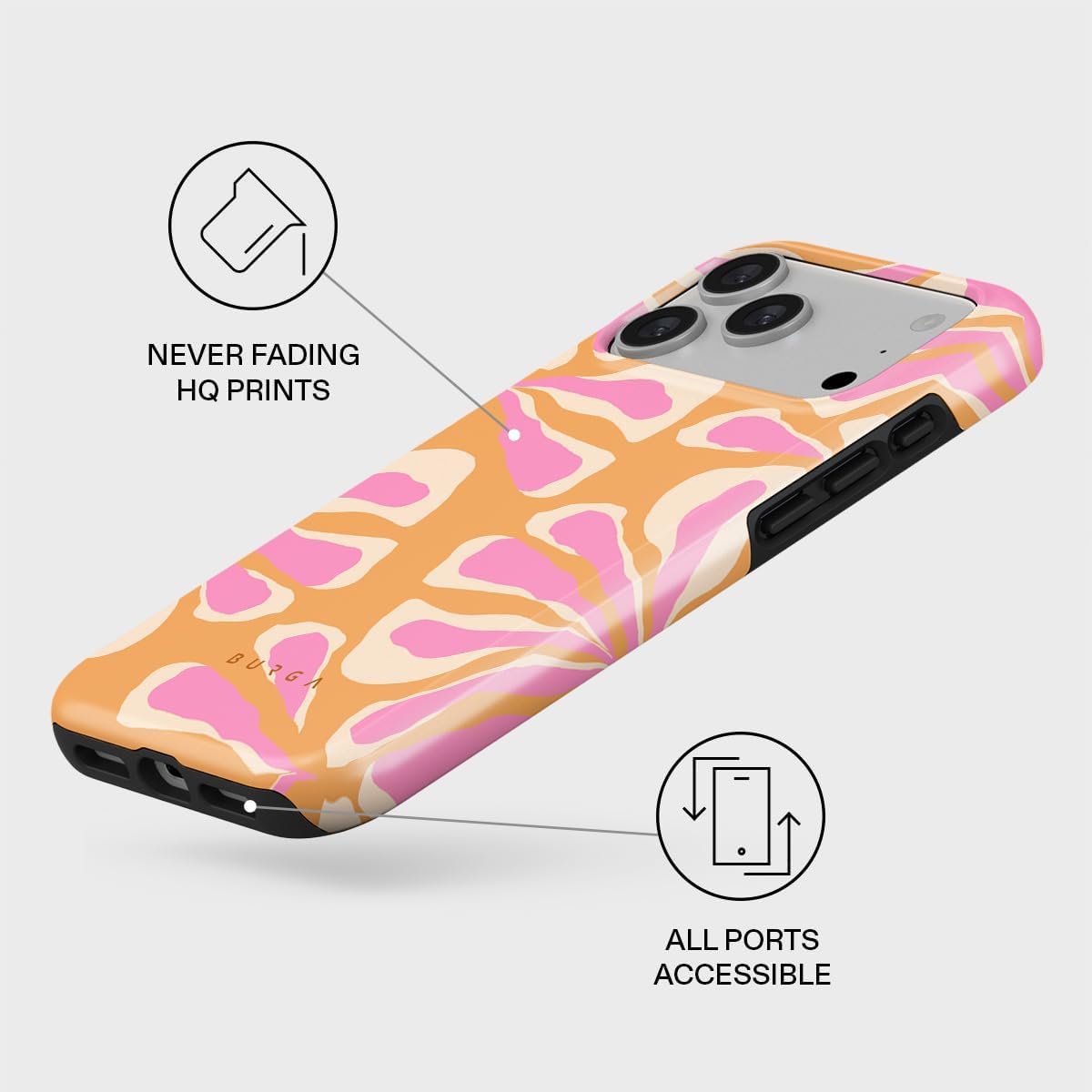 Unisex Phone Case for iPhone 14 Pro Max – Dual-Layer Hybrid Design with Shock-Absorbing TPU & Durable Exterior, Scratch-Resistant Finish and Raised Bezel Edge for Screen Protection & Daily Use