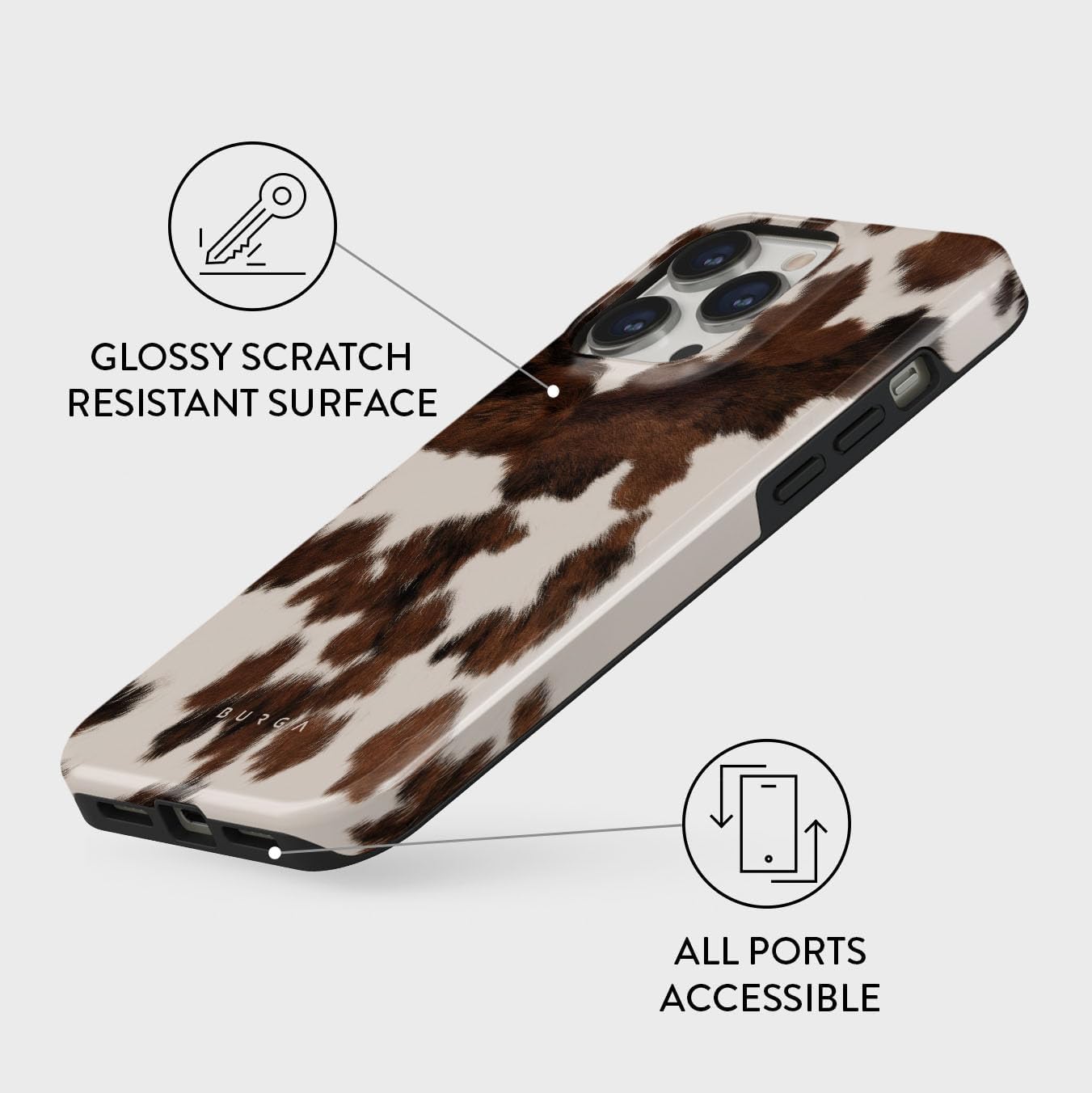 Unisex Phone Case for iPhone 14 Pro Max – Dual-Layer Hybrid Design with Shock-Absorbing TPU & Durable Exterior, Scratch-Resistant Finish and Raised Bezel Edge for Screen Protection & Daily Use