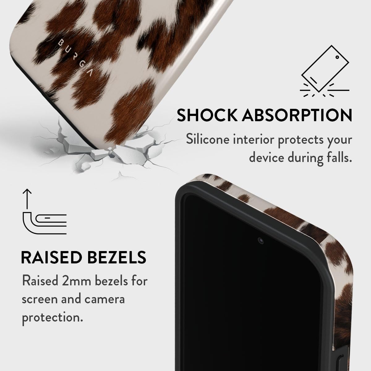 Unisex Phone Case for iPhone 14 Pro Max – Dual-Layer Hybrid Design with Shock-Absorbing TPU & Durable Exterior, Scratch-Resistant Finish and Raised Bezel Edge for Screen Protection & Daily Use