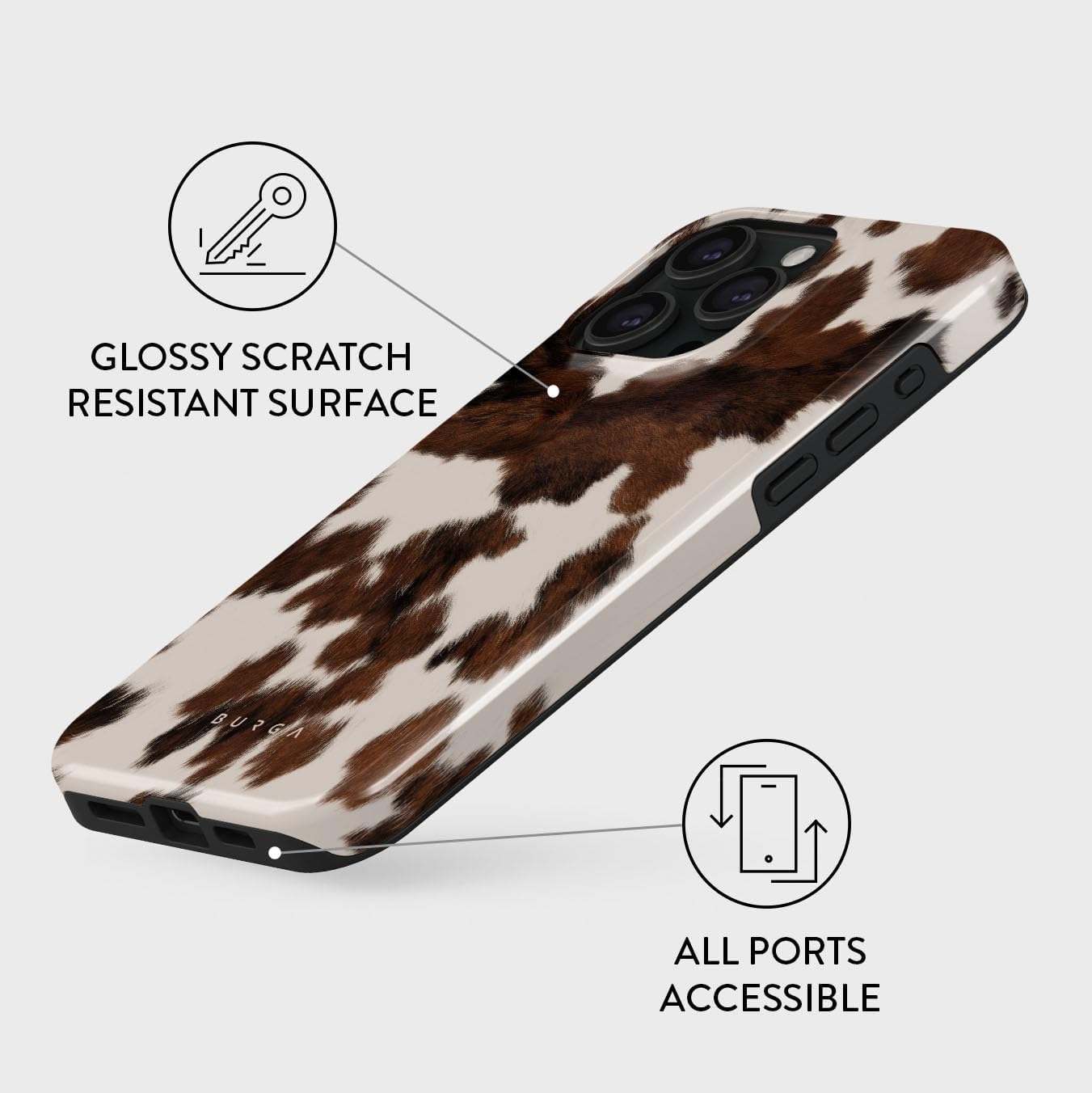 Unisex Phone Case for iPhone 14 Pro Max – Dual-Layer Hybrid Design with Shock-Absorbing TPU & Durable Exterior, Scratch-Resistant Finish and Raised Bezel Edge for Screen Protection & Daily Use