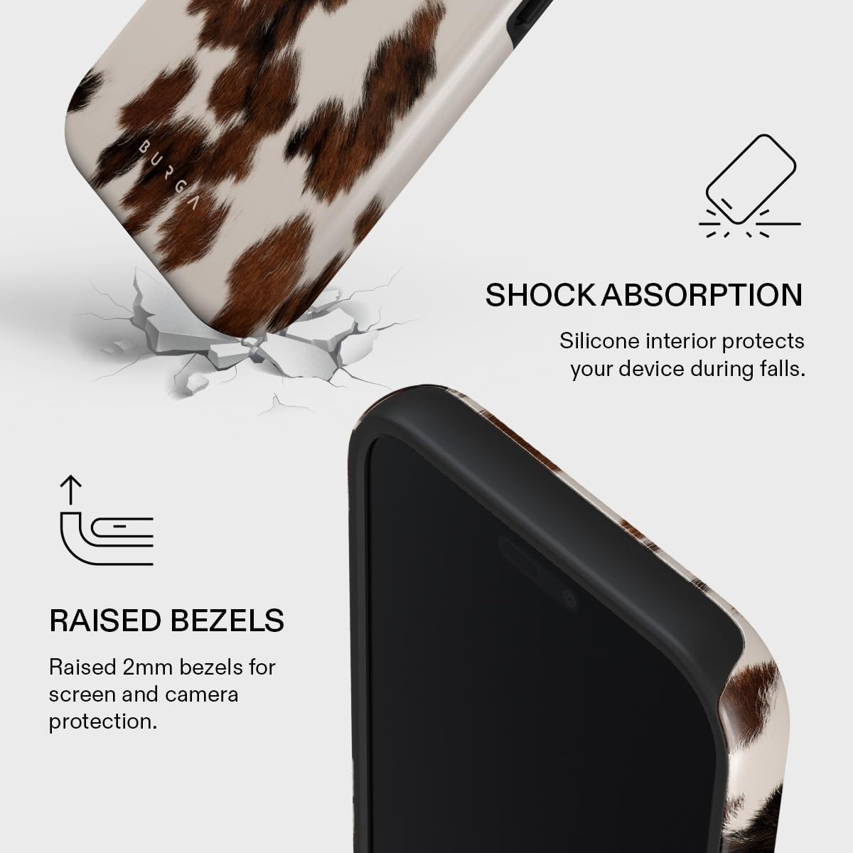 Unisex Phone Case for iPhone 14 Pro Max – Dual-Layer Hybrid Design with Shock-Absorbing TPU & Durable Exterior, Scratch-Resistant Finish and Raised Bezel Edge for Screen Protection & Daily Use