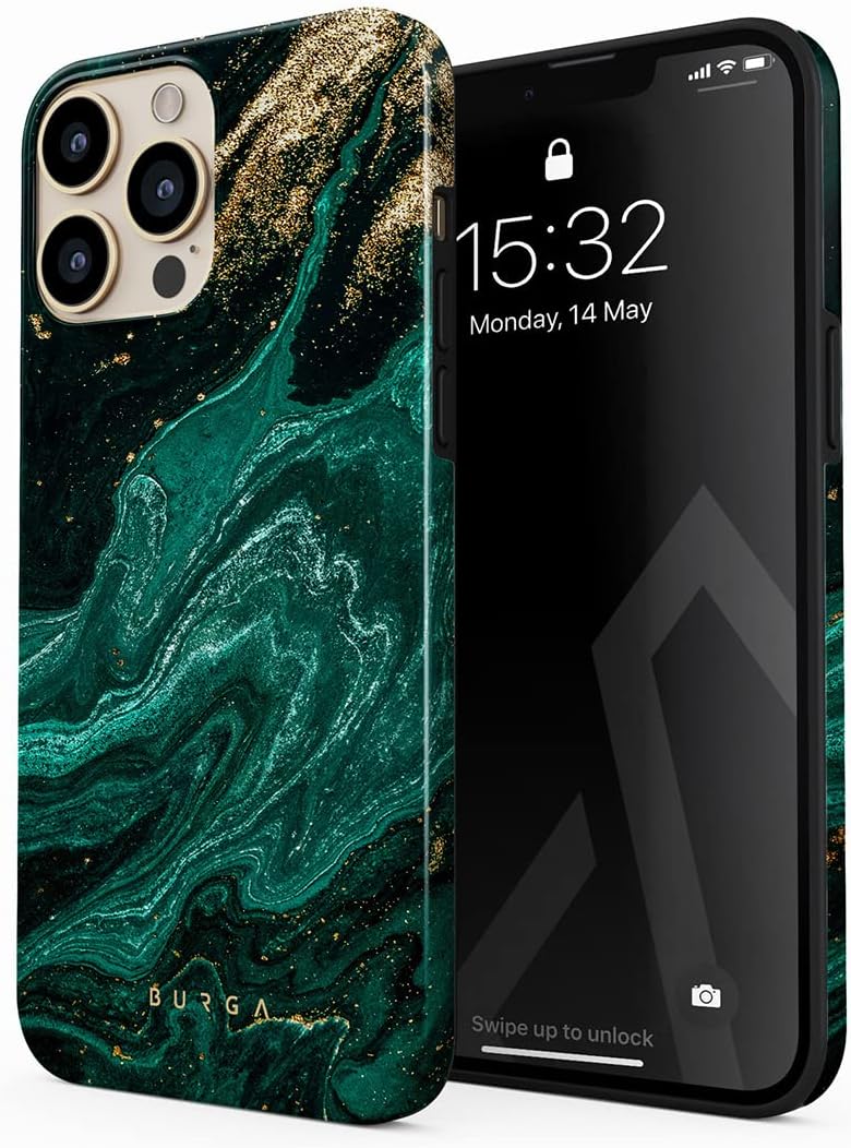 Unisex Phone Case for iPhone 14 Pro Max – Dual-Layer Hybrid Design with Shock-Absorbing TPU & Durable Exterior, Scratch-Resistant Finish and Raised Bezel Edge for Screen Protection & Daily Use