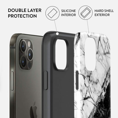 Unisex Phone Case for iPhone 14 Pro Max – Dual-Layer Hybrid Design with Shock-Absorbing TPU & Durable Exterior, Scratch-Resistant Finish and Raised Bezel Edge for Screen Protection & Daily Use