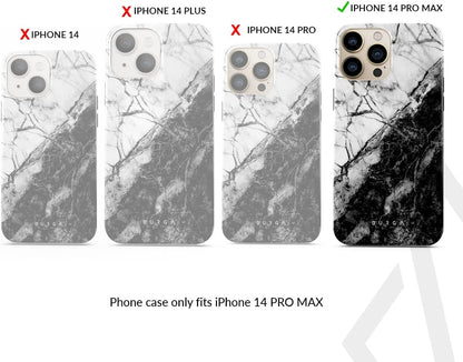 Unisex Phone Case for iPhone 14 Pro Max – Dual-Layer Hybrid Design with Shock-Absorbing TPU & Durable Exterior, Scratch-Resistant Finish and Raised Bezel Edge for Screen Protection & Daily Use