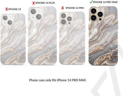 Unisex Phone Case for iPhone 14 Pro Max – Dual-Layer Hybrid Design with Shock-Absorbing TPU & Durable Exterior, Scratch-Resistant Finish and Raised Bezel Edge for Screen Protection & Daily Use