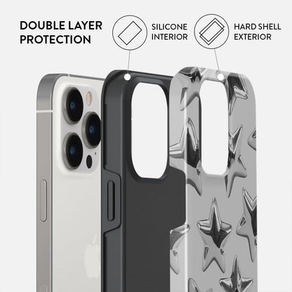 Unisex Phone Case for iPhone 14 Pro Max – Dual-Layer Hybrid Design with Shock-Absorbing TPU & Durable Exterior, Scratch-Resistant Finish and Raised Bezel Edge for Screen Protection & Daily Use