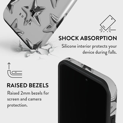 Unisex Phone Case for iPhone 14 Pro Max – Dual-Layer Hybrid Design with Shock-Absorbing TPU & Durable Exterior, Scratch-Resistant Finish and Raised Bezel Edge for Screen Protection & Daily Use