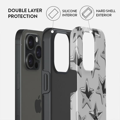 Unisex Phone Case for iPhone 14 Pro Max – Dual-Layer Hybrid Design with Shock-Absorbing TPU & Durable Exterior, Scratch-Resistant Finish and Raised Bezel Edge for Screen Protection & Daily Use