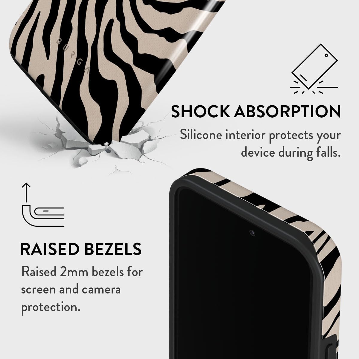 Unisex Phone Case for iPhone 14 Pro Max – Dual-Layer Hybrid Design with Shock-Absorbing TPU & Durable Exterior, Scratch-Resistant Finish and Raised Bezel Edge for Screen Protection & Daily Use