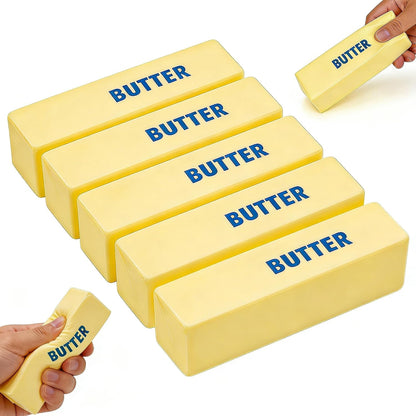 5 Pcs Butter Squeeze Toys, Slow Rising Soft Squeeze Fidget Toys | Stress Relief Hand Relax, Party Favor