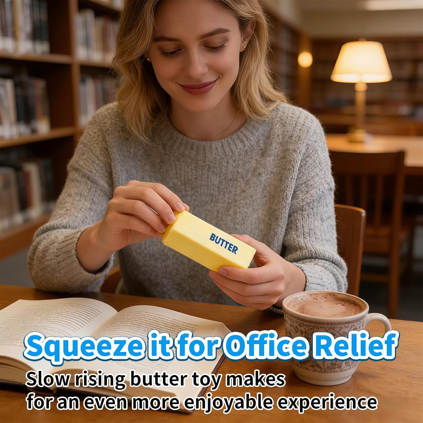 5 Pcs Butter Squeeze Toys, Slow Rising Soft Squeeze Fidget Toys | Stress Relief Hand Relax, Party Favor