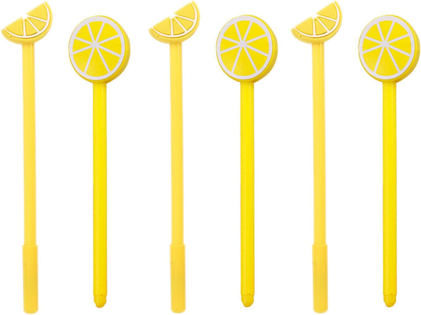 30pcs Lemon Pens Cute Gel Ink Pens 0.5mm Black Ink Novelty Pens for Women Coworkers Office Home Wedding Bridal Shower Gifts Supplies (Cute Lemon 30pcs)