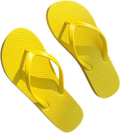 Lightweight Flip Flops for Women and Men, Dressy Flat Sandals, Shower Slippers Slip-on Slides for Summer Swim Bathroom Beach Pool, Slim Basic Thongs Foam Non-Slip Shoes