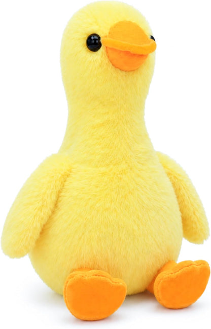 10” Cute Yellow Duck Plush Toy, Soft Stuffed Duckling, Huggable Plush Animal for Boys & Girls, Birthday