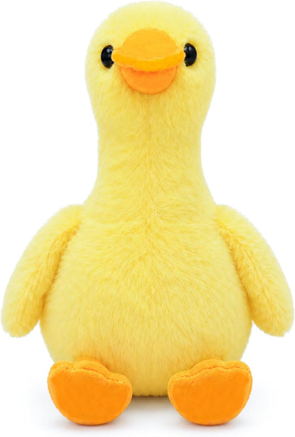 10” Cute Yellow Duck Plush Toy, Soft Stuffed Duckling, Huggable Plush Animal for Boys & Girls, Birthday