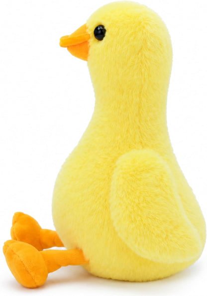 10” Cute Yellow Duck Plush Toy, Soft Stuffed Duckling, Huggable Plush Animal for Boys & Girls, Birthday