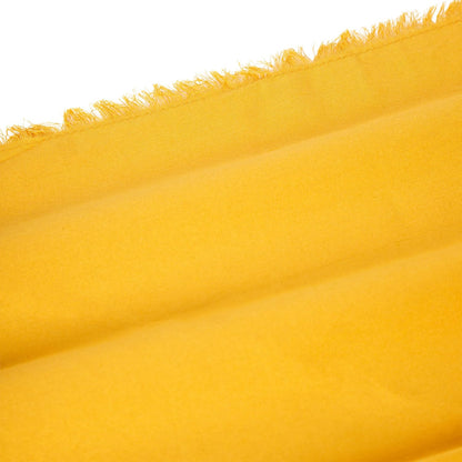 Cotton Napkins Set of 12, Beautiful Handmade Fringe Dinner Cloth Napkins, Washable and Reusable for Dining, Parties, Weddings, Holiday & Everyday Use - 18x18 Inch Mustard
