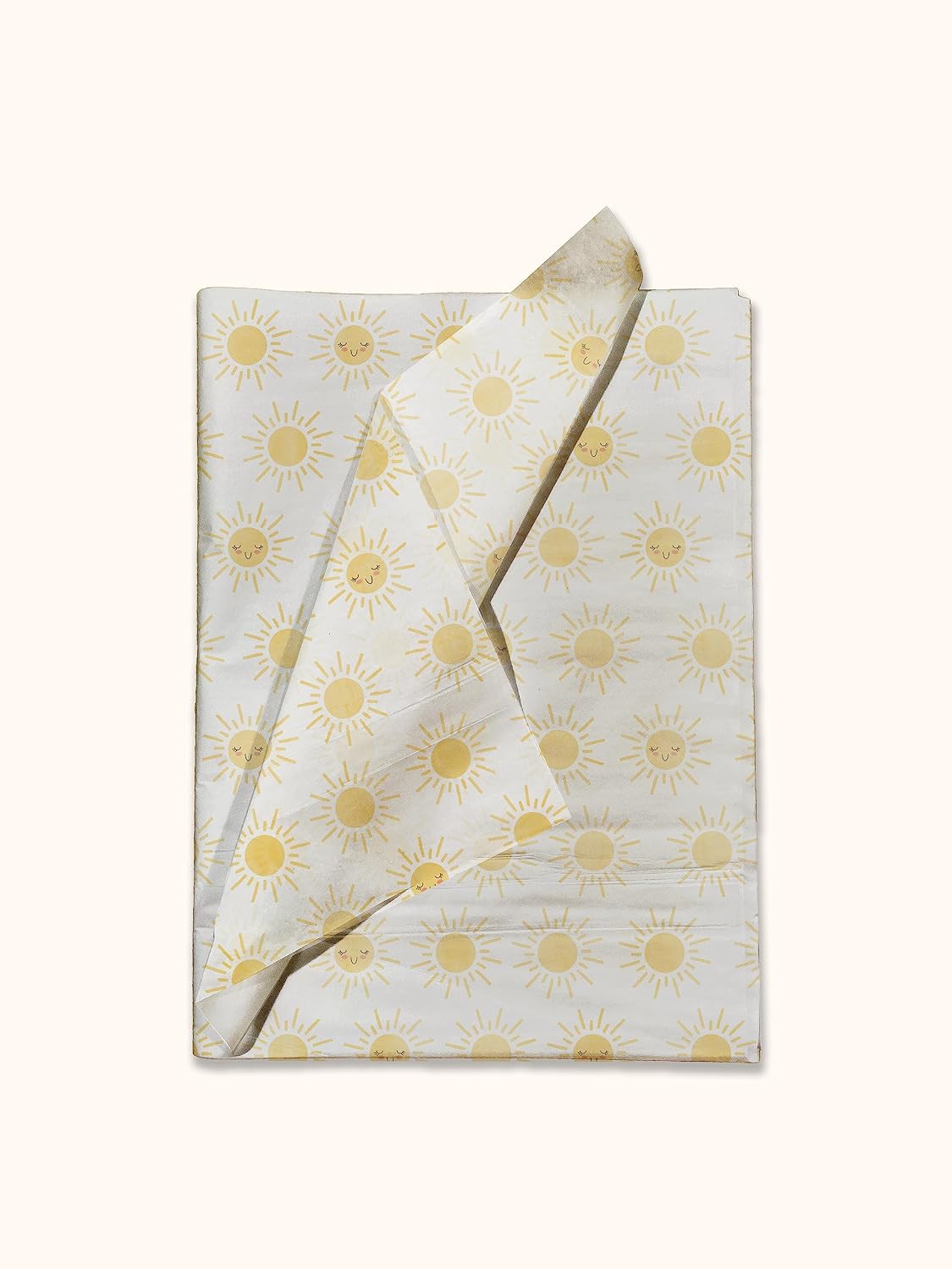 Suns Printed Tissue Paper for Gift Bags or Boxes and Wrapping - Summer Sunshine Bulk Decorative Art Tissue Paper for Packaging and Gifting | 24 Sheets 20" x 30"