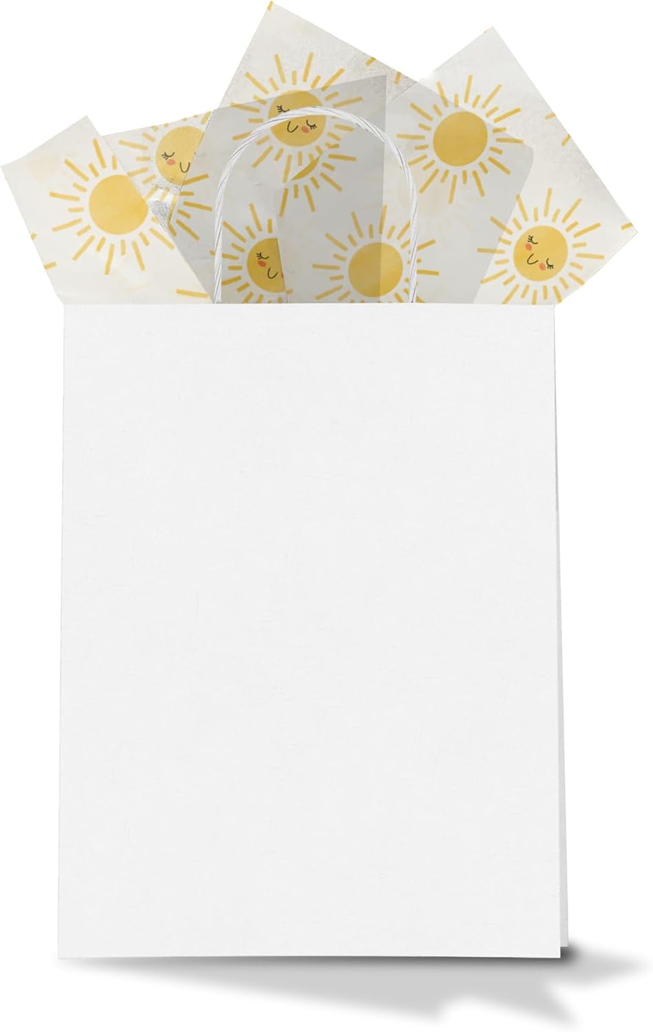 Suns Printed Tissue Paper for Gift Bags or Boxes and Wrapping - Summer Sunshine Bulk Decorative Art Tissue Paper for Packaging and Gifting | 24 Sheets 20" x 30"