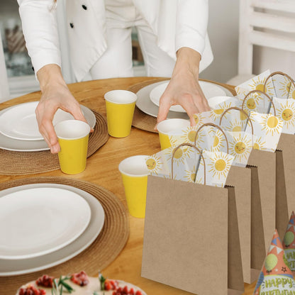 Suns Printed Tissue Paper for Gift Bags or Boxes and Wrapping - Summer Sunshine Bulk Decorative Art Tissue Paper for Packaging and Gifting | 24 Sheets 20" x 30"