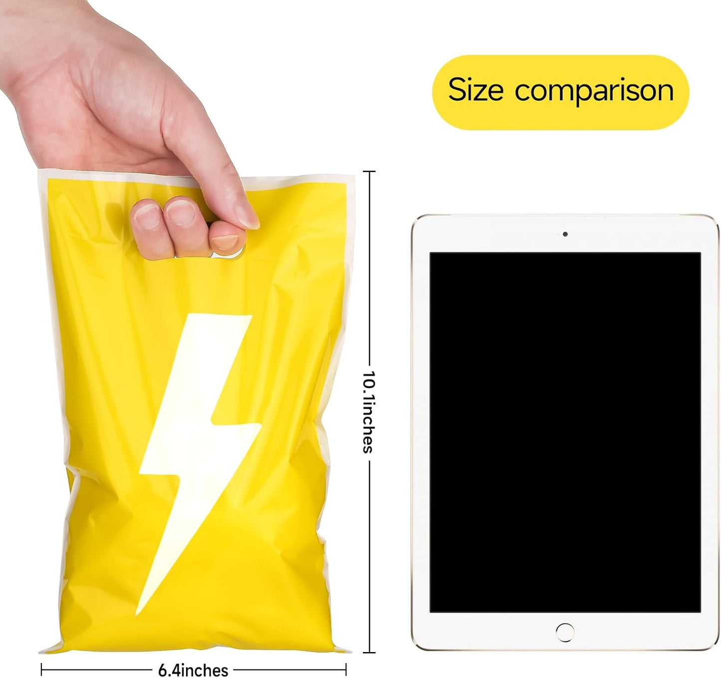 40PCS Yellow Lighting Bolt Party Favor Bags, Goodie Candy Treat Bags for Flash Weather Theme Birthday Party Decoration