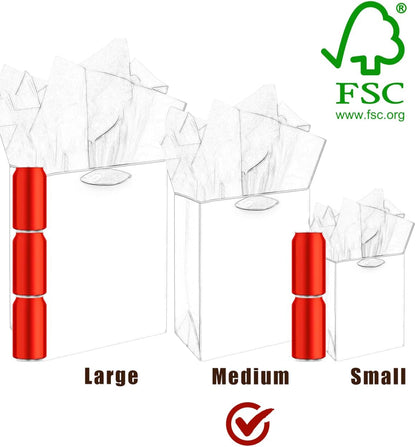 24pcs Bright Yellow Gift Bags with Tissue Paper for Wedding, Birthday, Party Supplies-7.9"x4.3"x9.6" Medium Size Cardboard Gift Bags（24pcs Bags +48pcs Tissue Paper ）