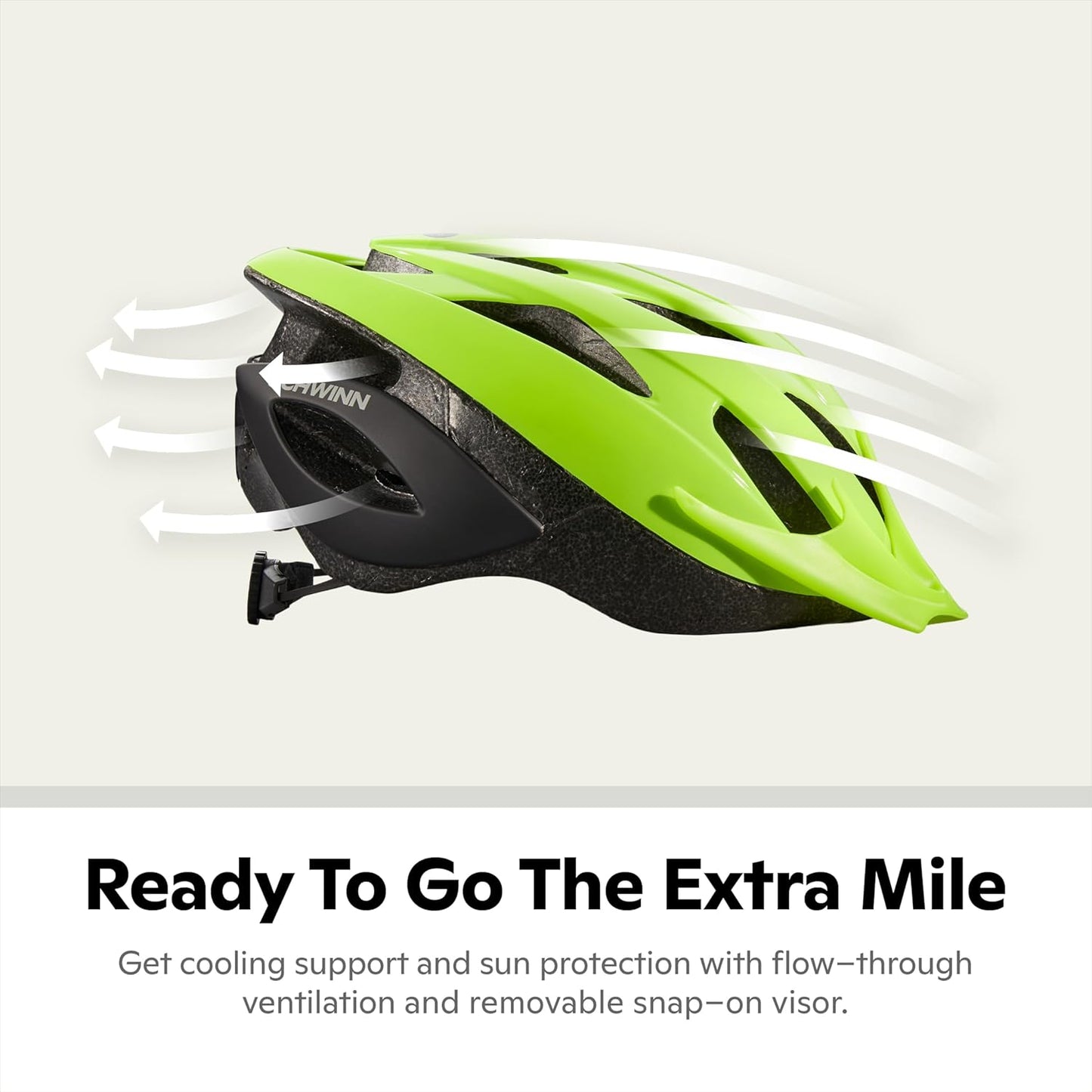 Thrasher Helmet for Adults, Size 58-62 cm for Riders Ages 14+, Microshell, Adjustable Dial & Straps, Interior Padding, Air Vents, Visor, Adult Bike Helmet