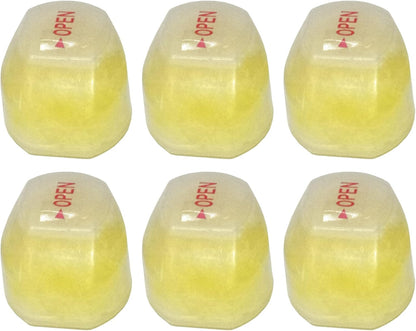 6PCS Vitamin C Shower Filter, Lemon Flavor Balm Vitamin C Infused Shower Head Filters Soften Hard Water, Head Helps Dry Skin & Hair Loss