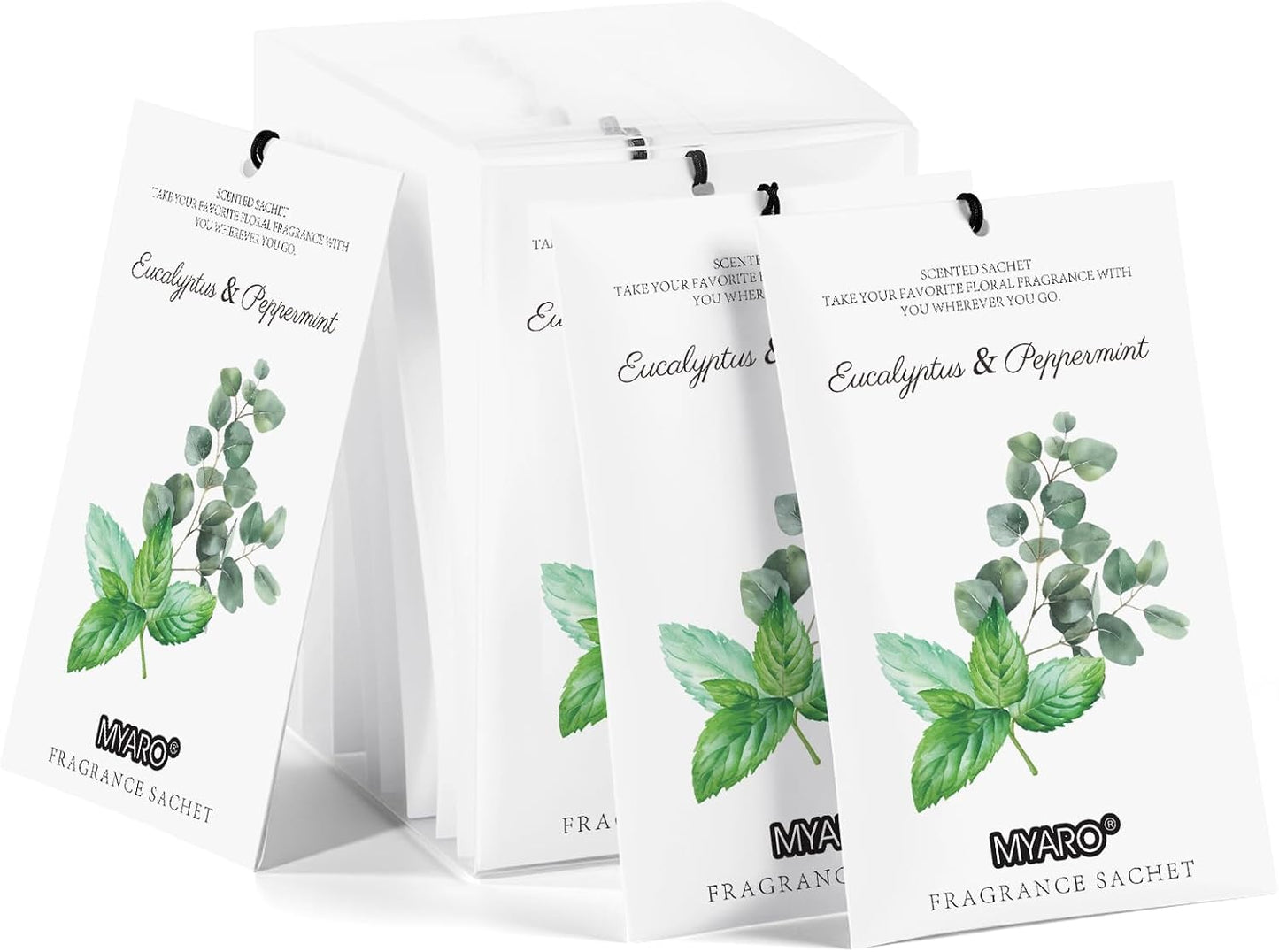 12 Packs Lemon Scented Sachets for Drawer Closet Bathroom Odor Eliminator - Fresh Home Fragrance Car Air Frehener