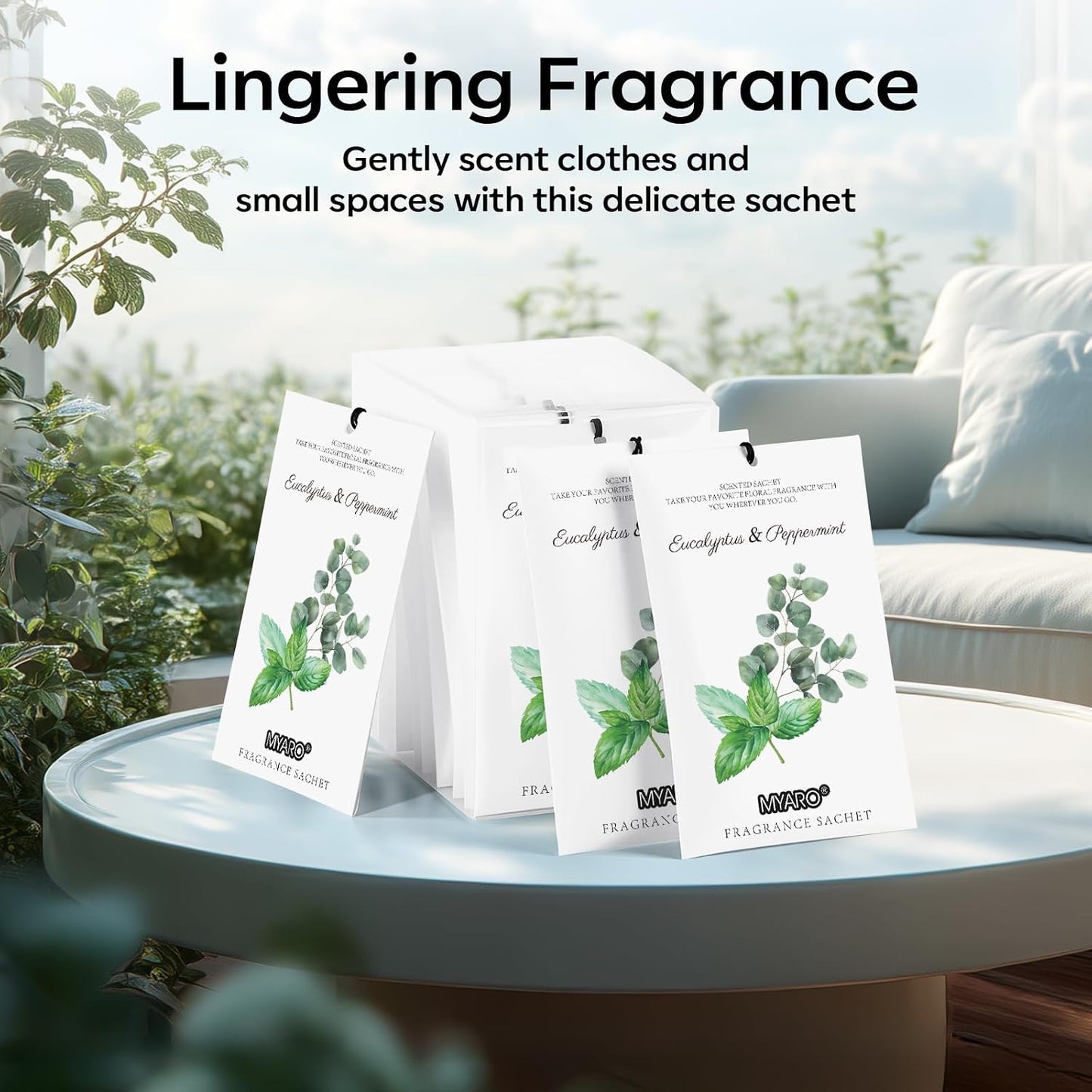 12 Packs Lemon Scented Sachets for Drawer Closet Bathroom Odor Eliminator - Fresh Home Fragrance Car Air Frehener
