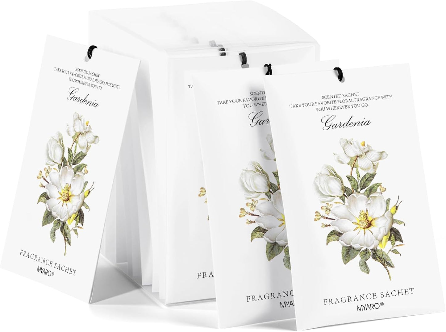 12 Packs Lemon Scented Sachets for Drawer Closet Bathroom Odor Eliminator - Fresh Home Fragrance Car Air Frehener