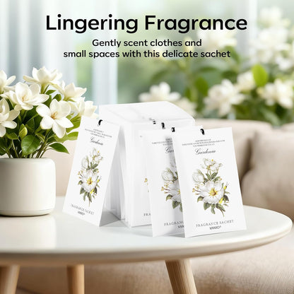 12 Packs Lemon Scented Sachets for Drawer Closet Bathroom Odor Eliminator - Fresh Home Fragrance Car Air Frehener