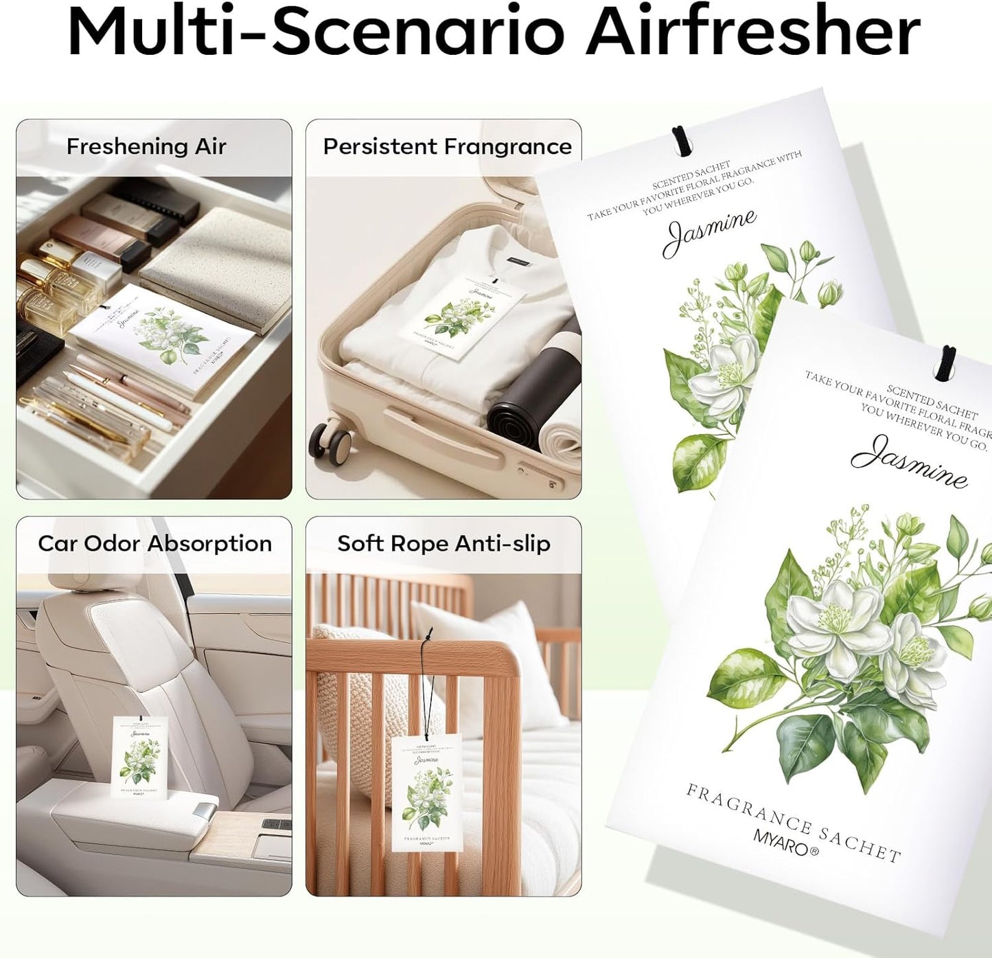 12 Packs Lemon Scented Sachets for Drawer Closet Bathroom Odor Eliminator - Fresh Home Fragrance Car Air Frehener