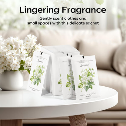 12 Packs Lemon Scented Sachets for Drawer Closet Bathroom Odor Eliminator - Fresh Home Fragrance Car Air Frehener