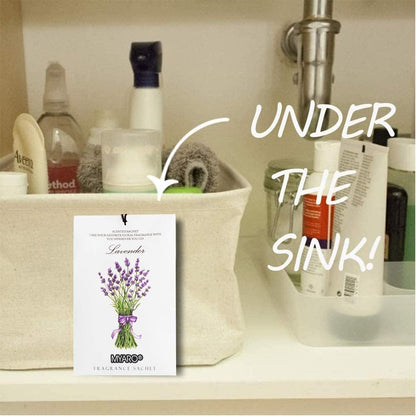 12 Packs Lemon Scented Sachets for Drawer Closet Bathroom Odor Eliminator - Fresh Home Fragrance Car Air Frehener
